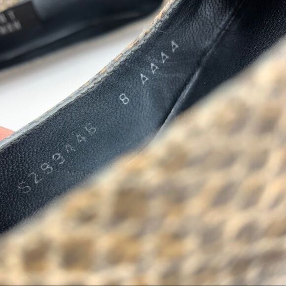 Stuart Weitzman Taupe Natural Diamondback Snakeskin Pumps 8 AAA - Picture 13 of 13